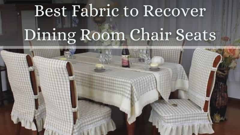 how to recover a dining room chair seat